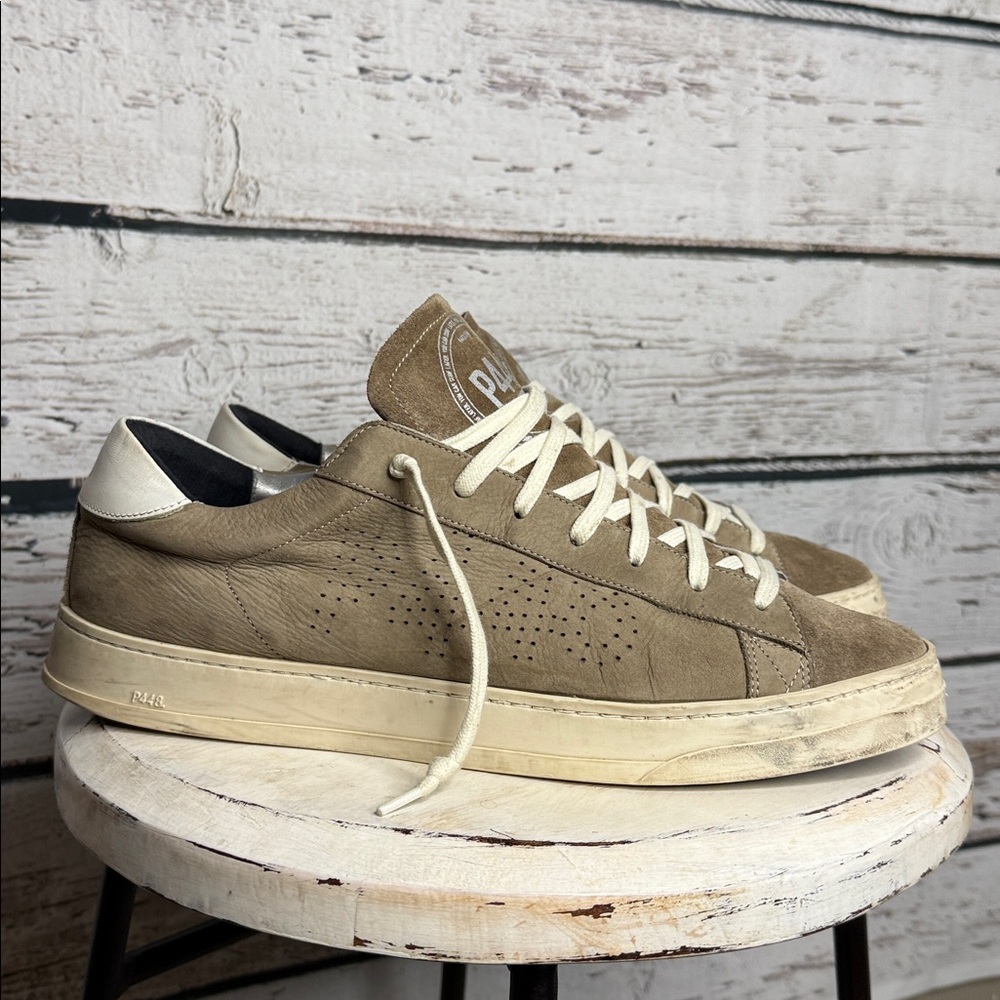 P448 distressed Sneakers - Suede Taupe